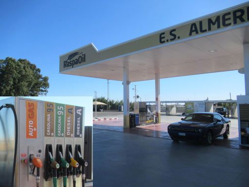 LPG, Autogas Tankstellen, Spanien, Freie Tankstelle RaspaOil, Carretera del Mami km 0,4 / AL-3117, 04009 Almer&iacute;a im September 2026