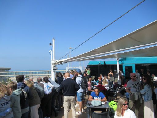 Baleària, Fähre, Spanien, Aussichtsdeck Fähre Eleanor Roosevelt