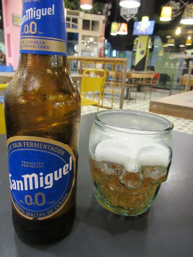 The Fitzgerald™, Spanien, San Miguel 0,0 % alkoholfreies Bier 0,33 Liter im eisgekühlten Glas