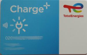 TotalEnergies Charge+ Karte, Spanien, Kundenkarte