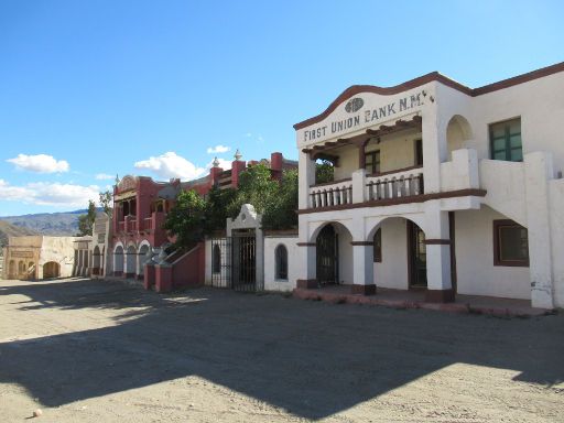 Cinema Studios Fort Bravo, Tabernas, Spanien, First Union Bank und Hotel