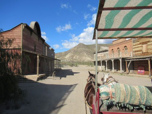 Cinema Studios Fort Bravo, Tabernas, Spanien, Kutschfahrt