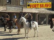 Cinema Studios Fort Bravo, Tabernas, Spanien, Show der Bankräuber