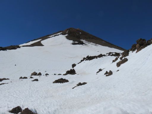 Teneriffa, Teide Nationalpark, Spanien, schneebedeckter Gipfel