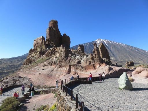 Teneriffa, Teide Nationalpark, Spanien, Aussichtspunkt Felsenformationen