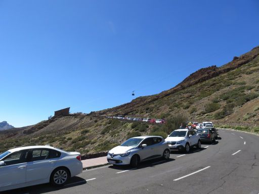 Teneriffa, Teleférico del Teide®, Spanien, kostenlose Parkplätze vor der Talstation