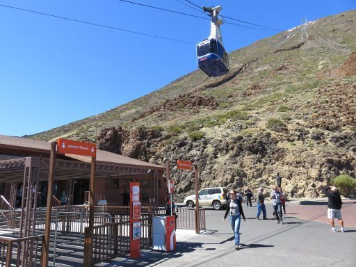 Teneriffa, Teleférico del Teide®, Spanien, Eingang Verkaufschalter oder Abholung Internetbestellung