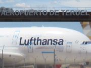 PLATA Aeropuerto de Teruel, Flughafen, Teruel, Spanien, Lufthansa® Airbus A-380