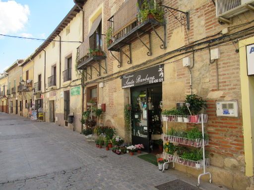 Torrelaguna, Spanien, Blumengeschäft in der Calle Cardenal Cisneros