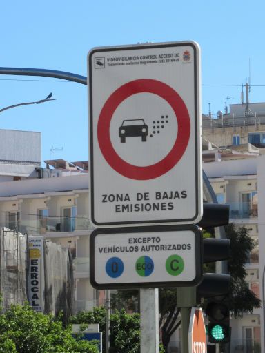 Torremolinos, Spanien, Umweltzone Innenstadt M&auml;rz 2026