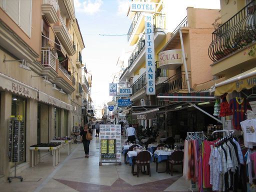 Torremolinos, Spanien, Calle Bulto und Calle Carmen