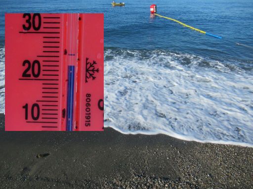 Traves&iacute;a a nado, Torrenueva Costa, 2026, Torrenueva Costa, Spanien, Schwimmwettbewerb, Wassertemperatur 23 bis 24 Grad Celsius