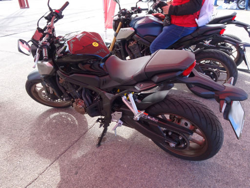 REDD Challenge 2019, Honda Probefahrten, Tres Cantos, Madrid, Spanien, Honda CB650R Version 35 kW / A2