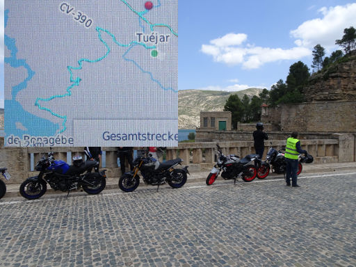 Yamaha MT Fest 2019, Tuéjar, Spanien, Probefahrt Strecke CV-390 zum Stausee 35,8 Kilometer hin und zurück