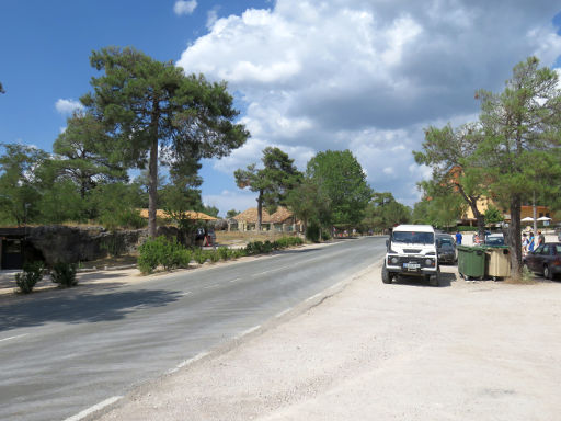 Ciudad Encantada, Valdecabras, Spanien, Parkplatz an der Carretera CM-2104 Kilometer 19