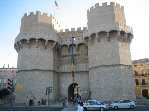 Valencia, Spanien, Torres de Serranos