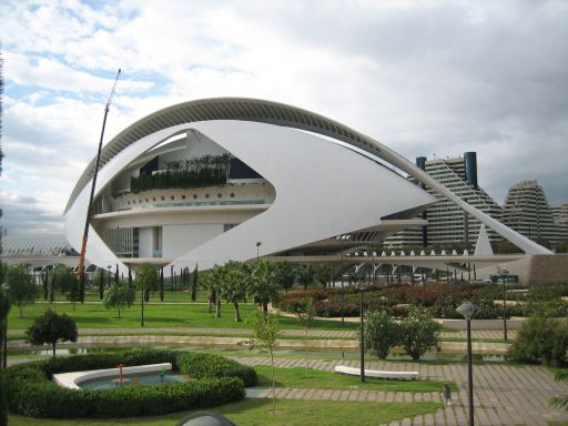 Valencia, Spanien, Palau de les Arts, Kunstmuseum