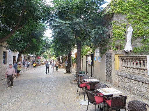 Kartause & Schloss, Valldemossa, Mallorca, Spanien, Fußgängerzone in Valldemossa