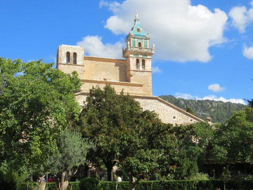 Kartause & Schloss, Valldemossa, Mallorca, Spanien, Kloster / Kartause Außenansicht
