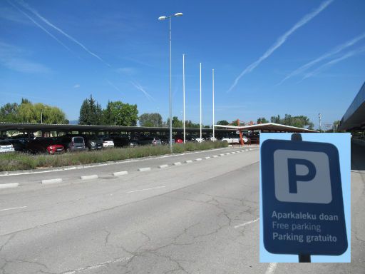 Vitoria-Gasteiz, Flughafen VIT, Spanien, kostenloser Parkplatz