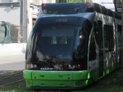 Vitoria-Gasteiz, Euskotren Tranbia, Spanien, Straßenbahn in der Station Lovaina