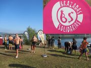 VI Travesía Solidaria Kedada brazadas Solidarias, 2021, Stausee Ullíbarri Gamboa, Schwimmwettbewerb, Vitoria-Gasteiz, Spanien