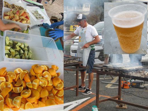 VIII. Galipa Swim Zierbena, Schwimmwettbewerb 2026, Zierbena, Spanien, Orangen, Honigmelone, Banane, N&uuml;sse, Grillfleisch, Grillfisch und alkoholfreies oder Bier mit Alkohol
