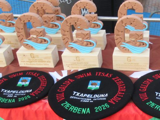 VIII. Galipa Swim Zierbena, Schwimmwettbewerb 2026, Zierbena, Spanien, Siegerehrungen nach Kategorie
