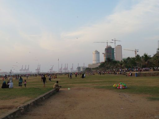 Colombo, Sri Lanka, Galle Face Green / Park an der Küste