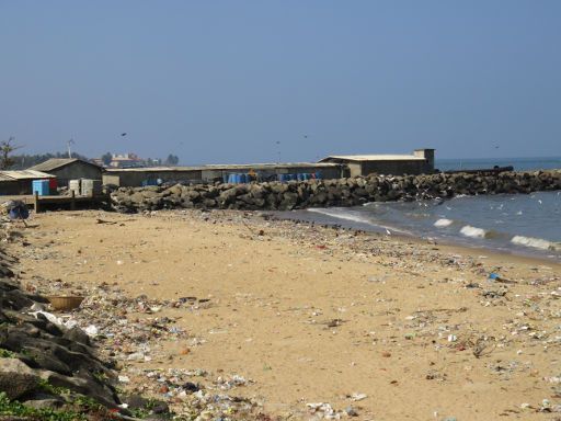 Negombo, Sri Lanka, Strand neben dem Fischmarkt