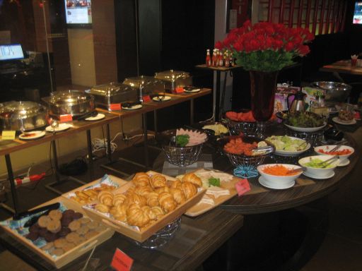 President Palace Hotel, Bangkok, Thailand, ein Teil vom Frühstücksbuffet