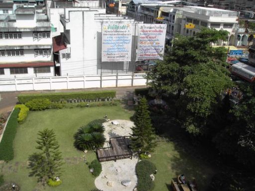 Ban Chiang Hotel, Udon Thani, Thailand, Ausblick aus dem Fenster