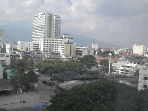 Chiangmai Holiday Hotel, Chiang Mai, Thailand, Ausblick aus dem Zimmer