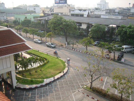 Mercure Hotel, Chiang Mai, Thailand, Ausblick aus dem Zimmer 442