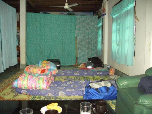 Home Stay, Nong Khai, Thailand, Mein Schlafplatz bei der Gastfamilie