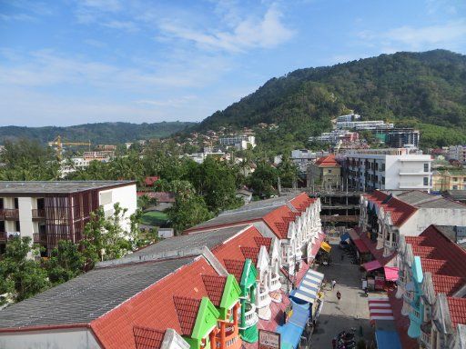 Tune Hotel, Patong, Phuket, Thailand, Blick aus dem Zimmer 723