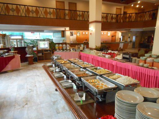 Frühstück Buffet im Mike Beach Resort