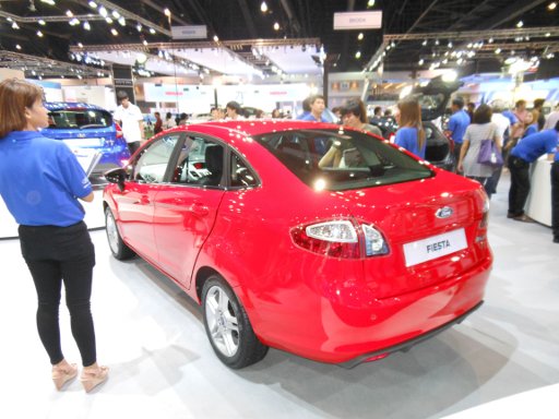 Bangkok Motor Expo 2011, Bangkok, Thailand, Ford Fiesta Stufenheck