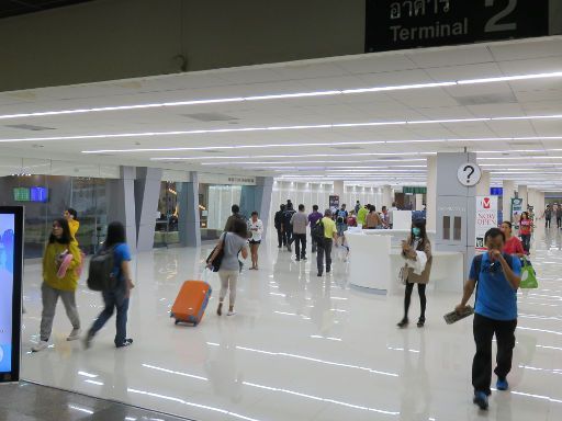 Flughafen Don Mueang Terminal 2, Bangkok, Thailand, Verbindung Terminal 1 zum Terminal 2