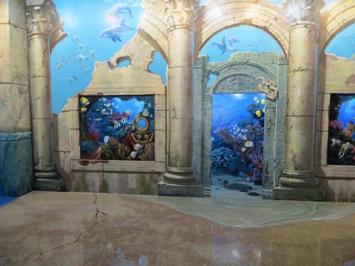 Art in Paradise, Bangkok, Thailand, begehbares Aquarium