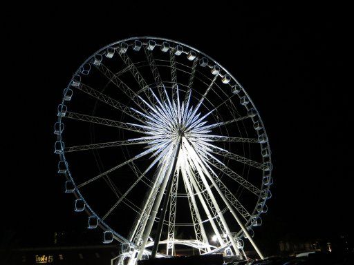 Asiatique, Bangkok, Thailand, Riesenrad im März 2013