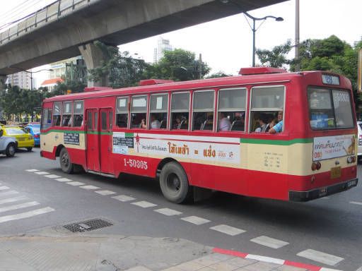 Bangkok Mass Transit Authority, Bangkok, Thailand, Bus ohne Klimaanlage