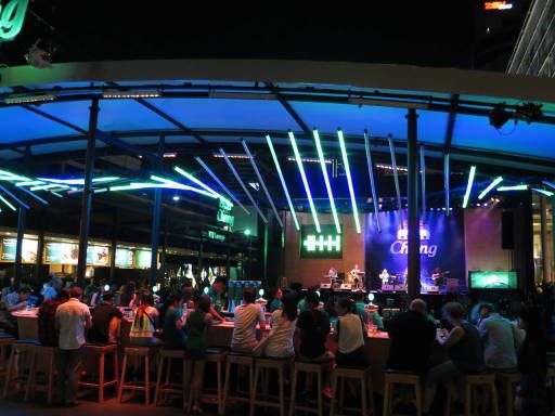 Bangkok, Thailand, Biergarten CentralWorld 2014, Chang Export Biergarten