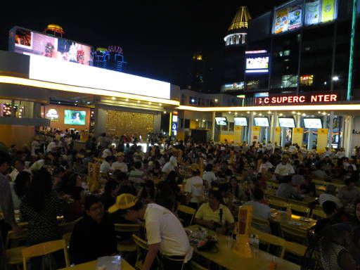 Bangkok, Thailand, Biergarten CentralWorld 2014, Singha Biergarten