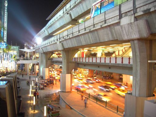 BTS Sky Train, Bangkok, Thailand, Station Siam