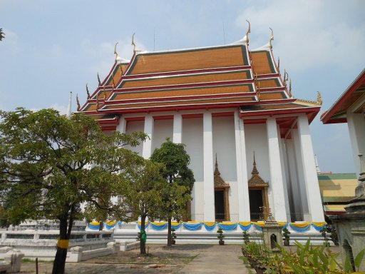 Bangkok, Thailand, Chao Phraya Express Boat, Wat Kanlayanamit