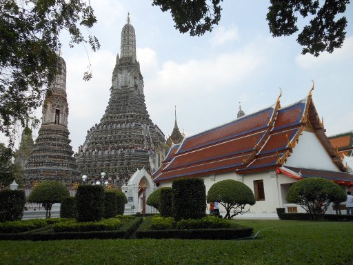 Bangkok, Thailand, Chao Phraya Express Boat, Wat Arun