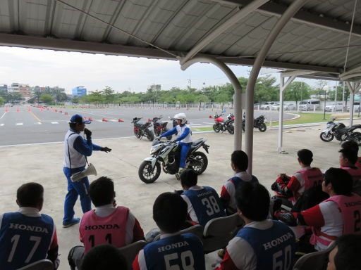 Bangkok, Thailand, Honda Safety Riding Center, Einweisung