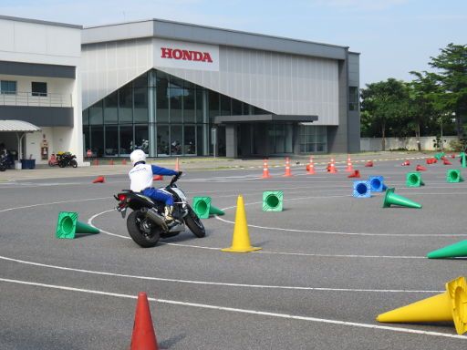 Bangkok, Thailand, Honda Safety Riding Center, Pylonen