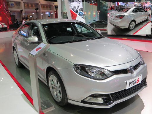 Bangkok International Motor Show 2014, MG 6 Stufenheck Limousine